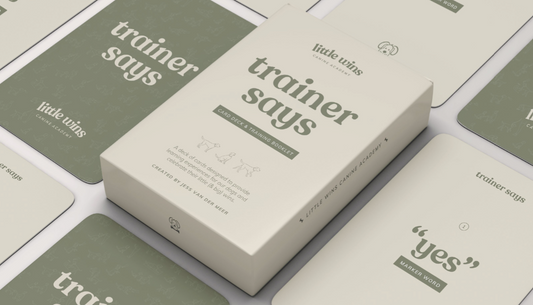 'Trainer Says' Dog Training Card Deck